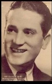 Carte postale d'artiste : « Nicolas Cieri, le chanteur de la Côte d'Azur ».